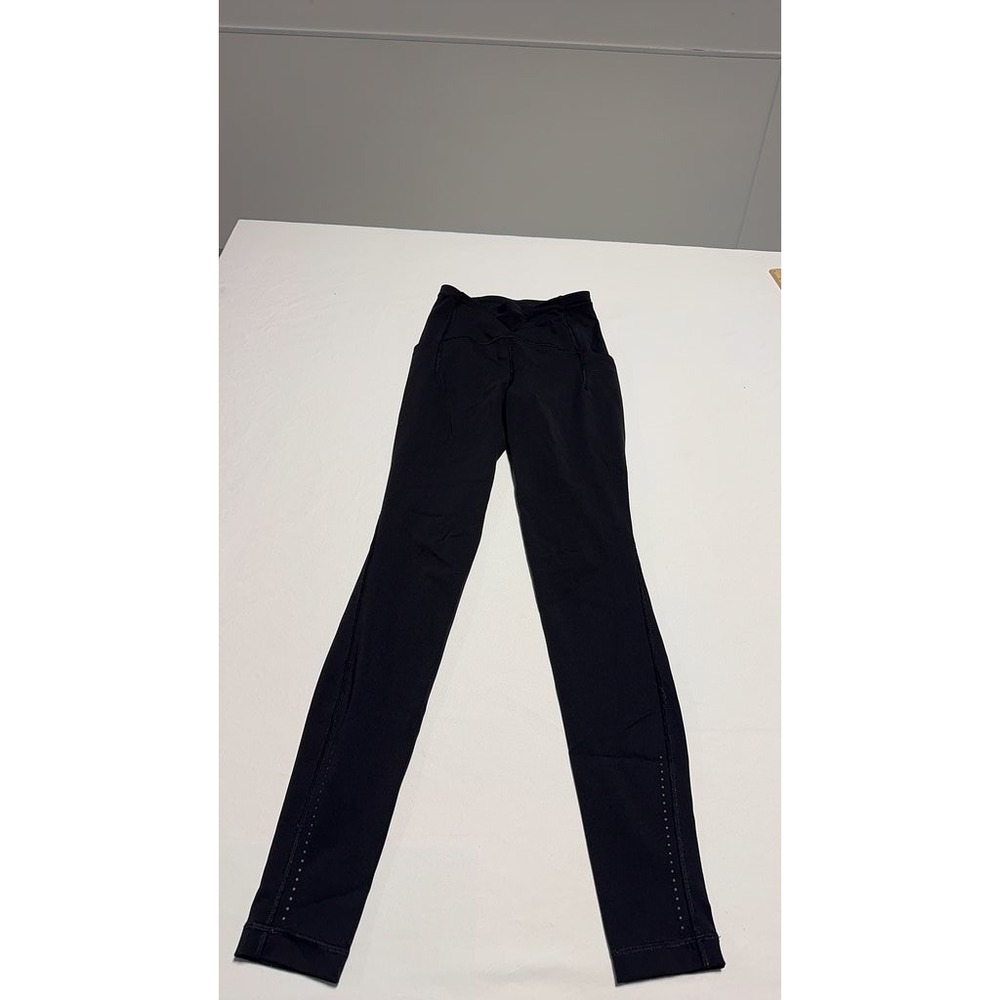 Lululemon Black Activewear Leggings Size 2 Nylon Modern Style